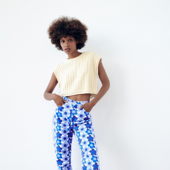 Zara cable knit top - Picture 1 of 2